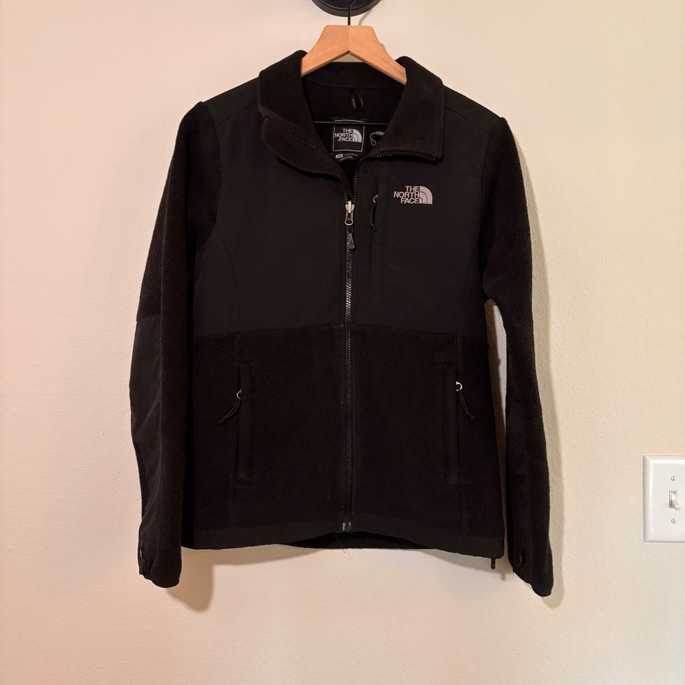 The North Face Fleece Jacket Denali Small Polartec Recycled Black Gorpcore